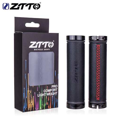 ztto 山地车把套直筒车把 自行车把套 纤维皮革握把 骑行装备配件