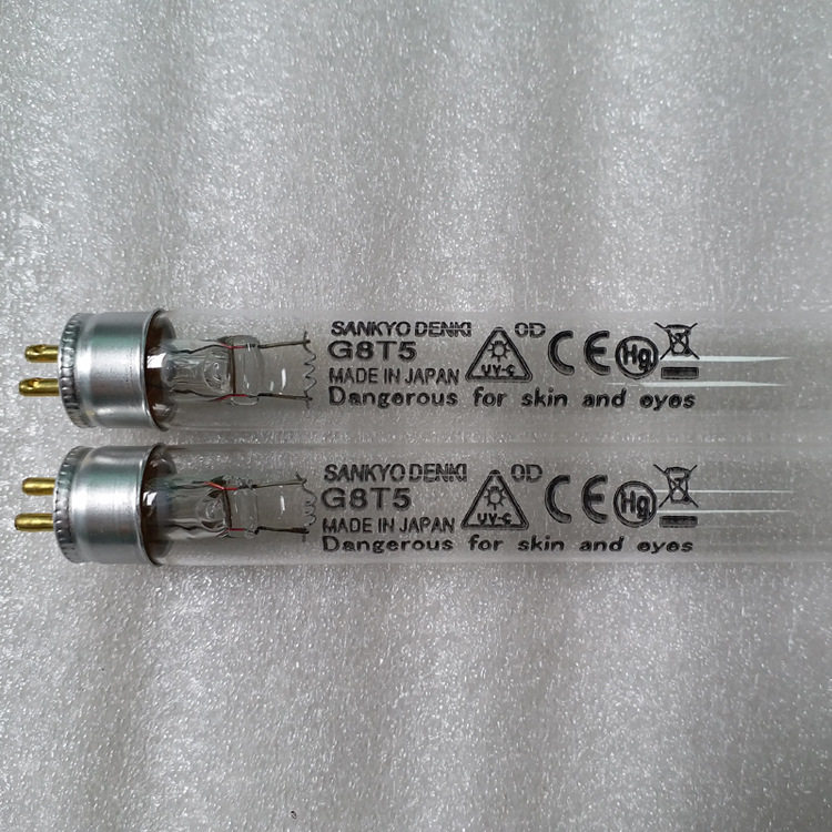 SANKYO DENKI三共杀菌灯G8T5 GL8石英紫外线消毒灭菌灯