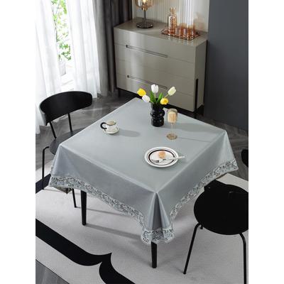正方形桌布免洗防水防油防烫新中式氛围感高级感餐桌台布茶几桌布