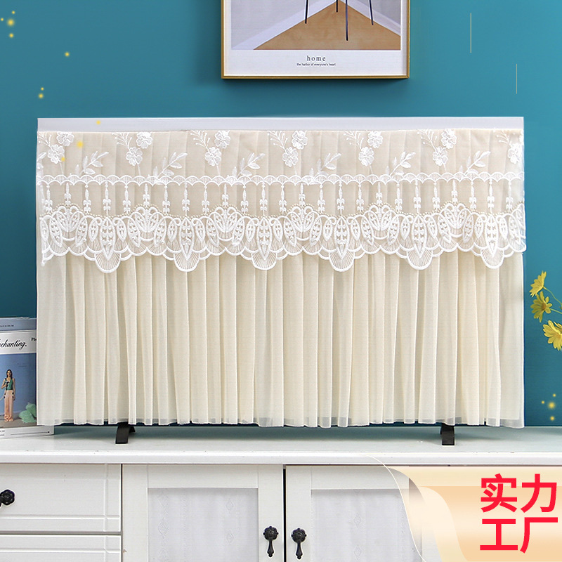 新款开机不取加衬布电视机罩电视罩防尘罩液晶台式挂式壁挂电视套