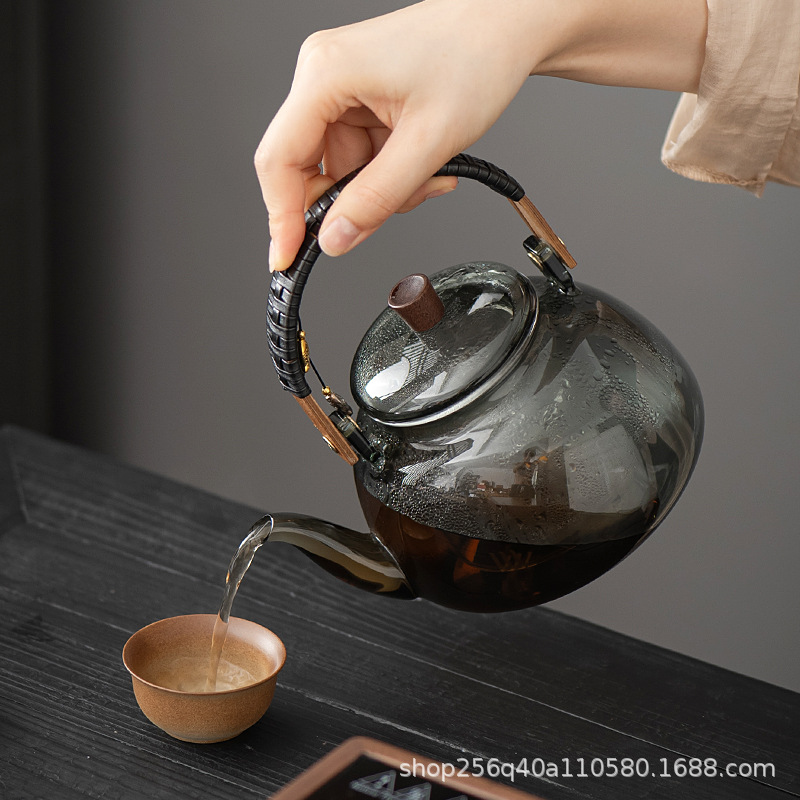 胡桃木电陶炉煮茶器套装