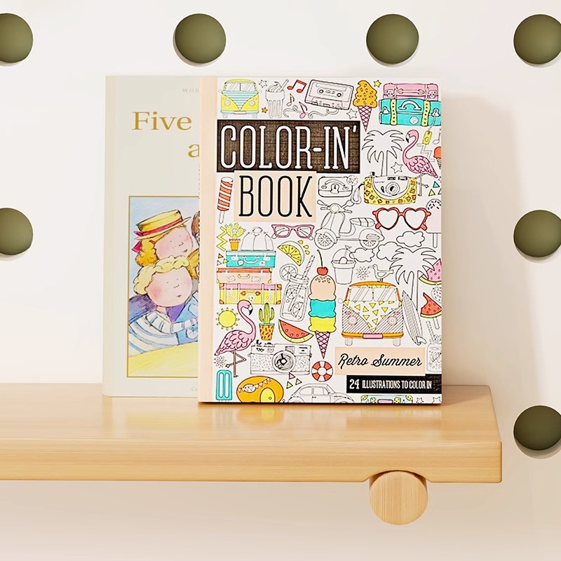 实木洞洞板门后玄关墙上置物架儿童书桌背景墙造型展示架挂板隔板