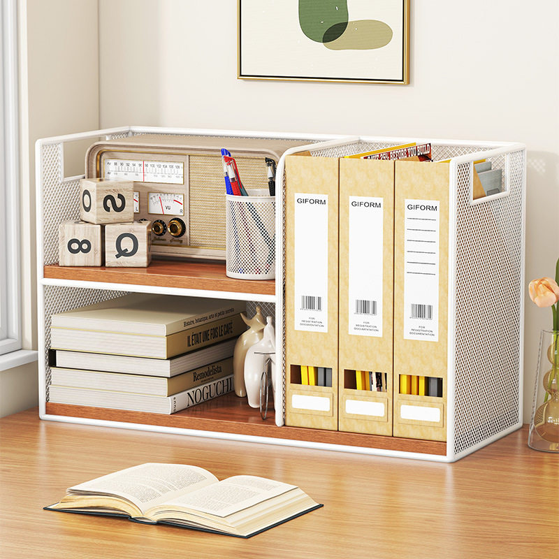 办公桌置物架文件架收纳架文件夹收纳盒文件框办公用品桌面置物架,收纳整理,书桌收纳置物架,淘宝优惠券,粉丝福利购,淘宝优惠卷