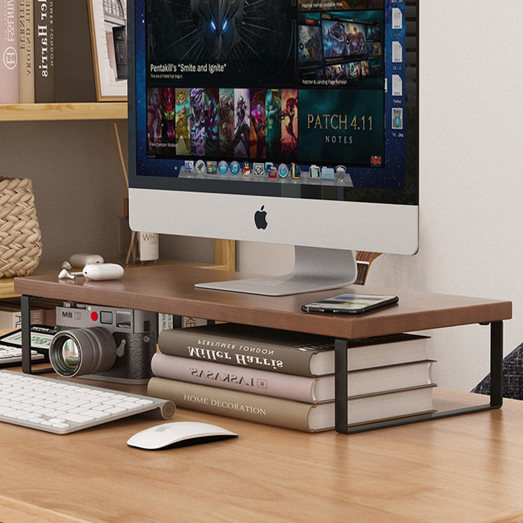 电脑增高架承重托架桌面收纳