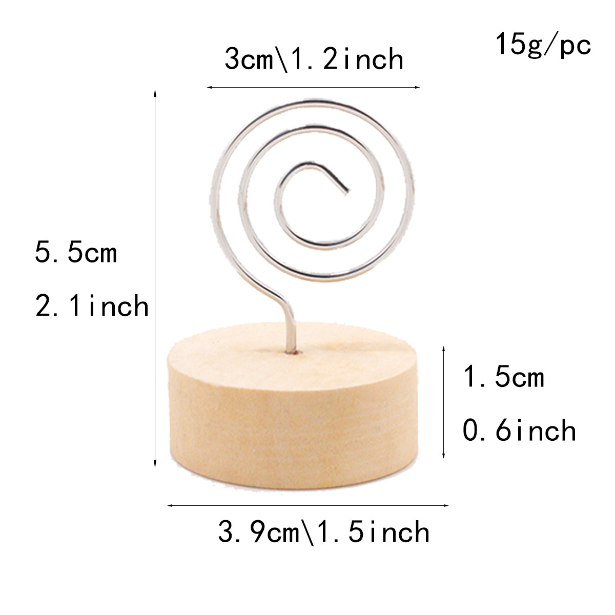 创意铁艺圣诞名片座摆件