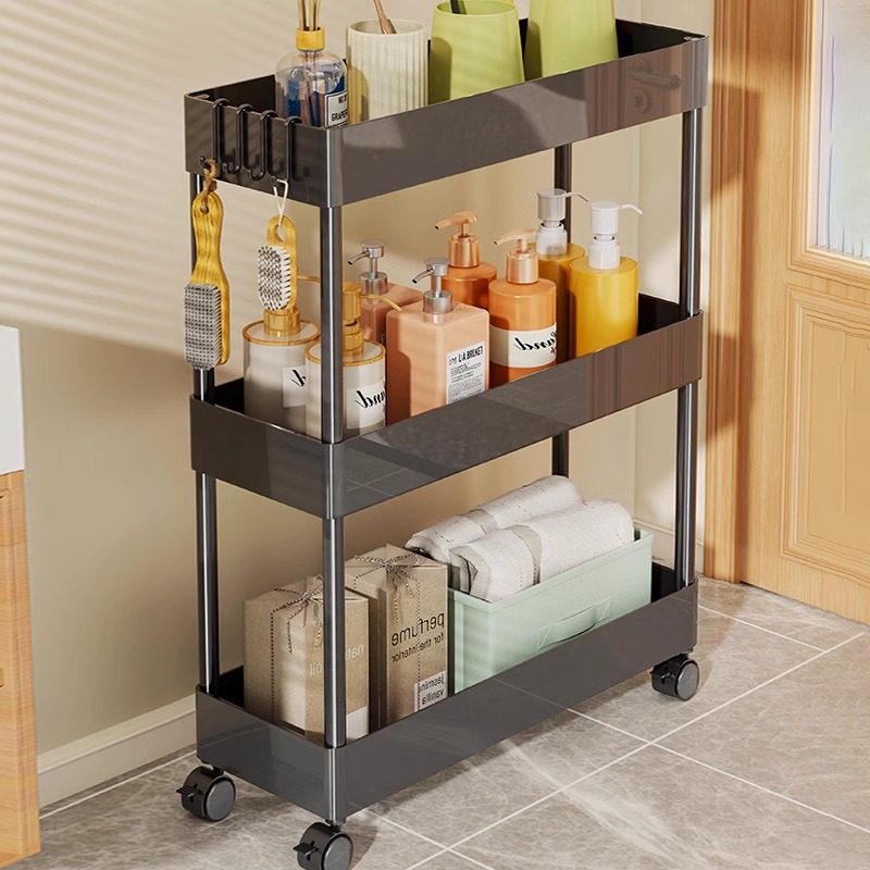 门后缝隙收纳柜多层带轮小推车