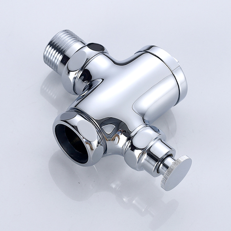 铜按钮入墙式冲洗阀 按钮式大便冲洗阀入墙式厕所冲洗阀