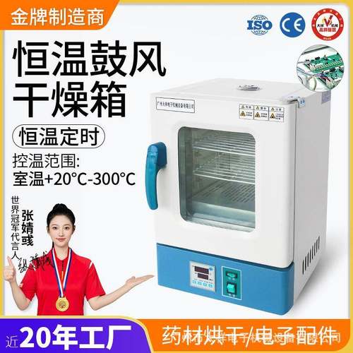 大祥中药材颗粒药丸药片烘箱小型电热鼓风恒温干燥箱食品果干烤箱