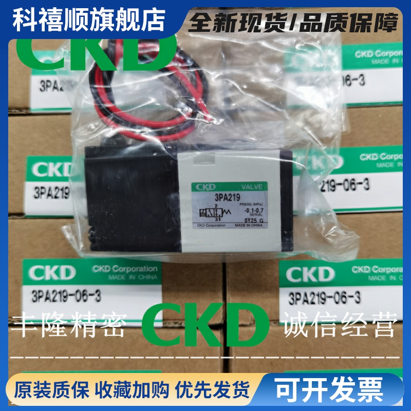 CKD电磁阀 3PB 3PA110 4JA 3PA119-M5 3PA210 3PA219-06-E2-P-3