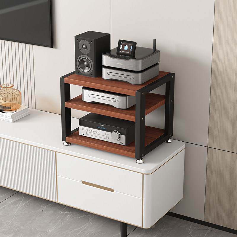 鑫惠声小型功放机架胆机支架桌面耳机放大器音响CD机柜解码器架子