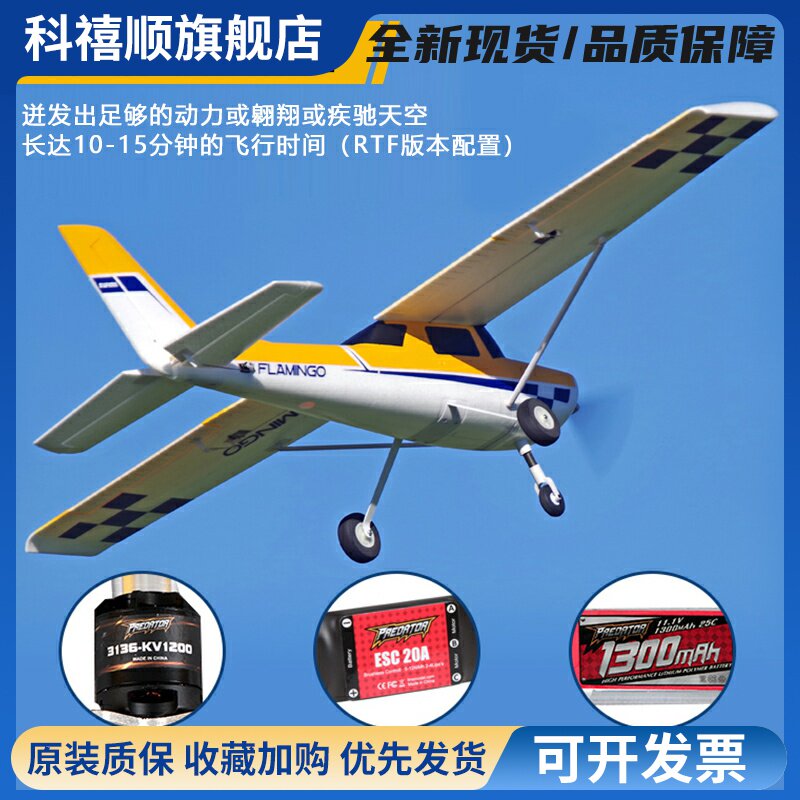 FMS守护者航模遥控飞机固定翼滑翔机练习机新手入门锐飞飞控1200