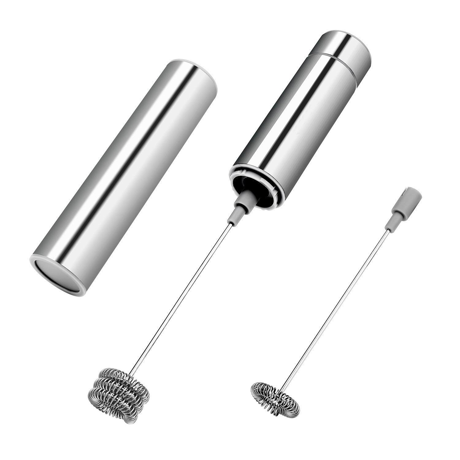 出口级不锈钢手持电动打奶器 花式咖啡打泡器 牛奶搅拌机 打蛋器