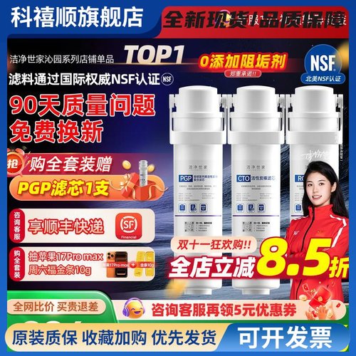 洁净世家适用沁园净水器滤芯KRT6901/KRL2003/KRL6903/6913净水机