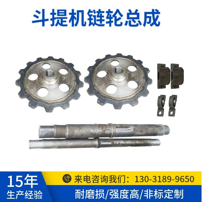 NE斗式提升机链轮斗提机传动链轮上下总成提升刮板机链轮配件定制