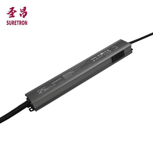 圣昌IP66长条铝壳36W LED驱动电源DALI2 Push智能调光电源