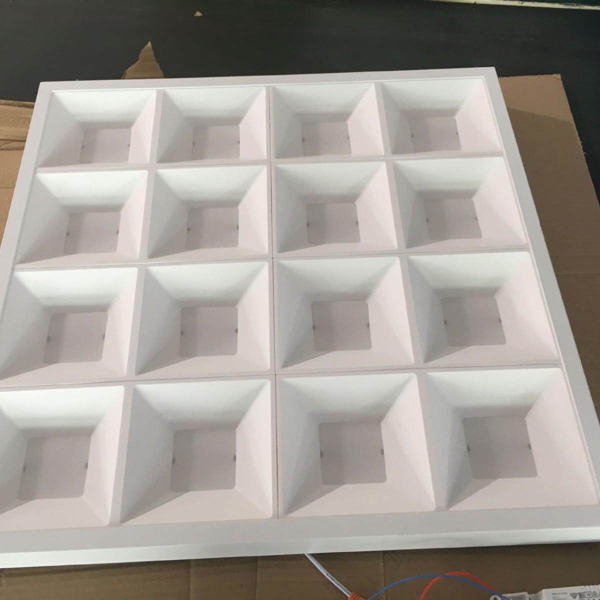 面板灯格栅灯防眩工程办公照明600*600方形长形灯具格子40W80W