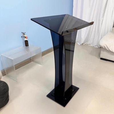 跨境会议酒有机玻璃迎台透明亚宾克力演2讲台水晚会店婚庆司晶仪