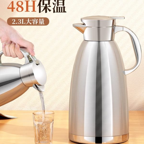 德国SENC热水保温壶家用不锈钢大容量开水壶长效保温48小时热水壶