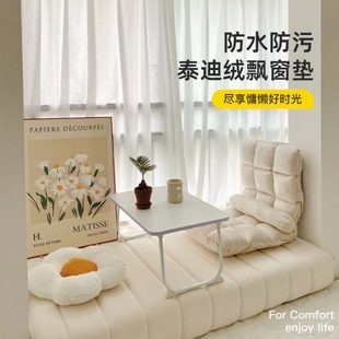 阳台垫子榻榻米垫轻奢高级感 网红泰迪绒飘窗垫窗台垫定制2023新款