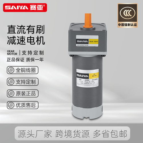 浙江赛亚微型直流齿轮减速马达