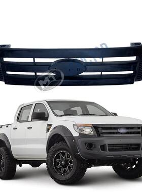 适用于2012-2014年款福特RANGER-T6前杠中网前中网格栅