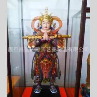 纯铜韦陀1.5米1.8米韦陀伽蓝护法神像韦陀菩萨供奉工艺品摆件铜器