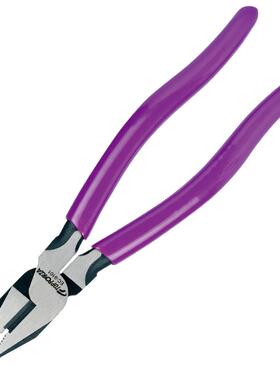 拓伏锐EC-9101偏芯省力钢丝钳老虎钳电工钳平口钳剪钢丝8”215mm