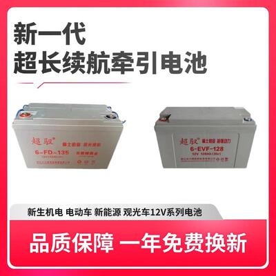 牵引型12V100AH10H80AH120AH铅酸老款免维护观光车蓄电池