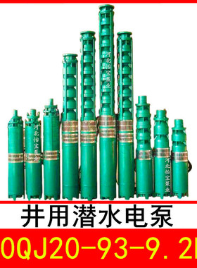 200QJ20-93/7井用潜水电泵深井泵QJR热水泵立式多级泵