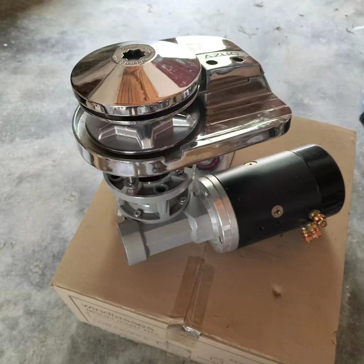 钓鱼高速锚机游游船艇用配件快速起锚艇BD1000落锚电动起锚机艇锚