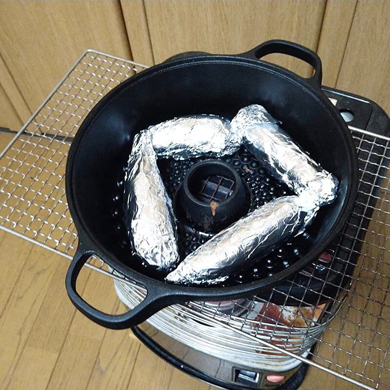 日南部铁器铸铁及烤红薯板栗玉肉锅烤炉烧烤锅