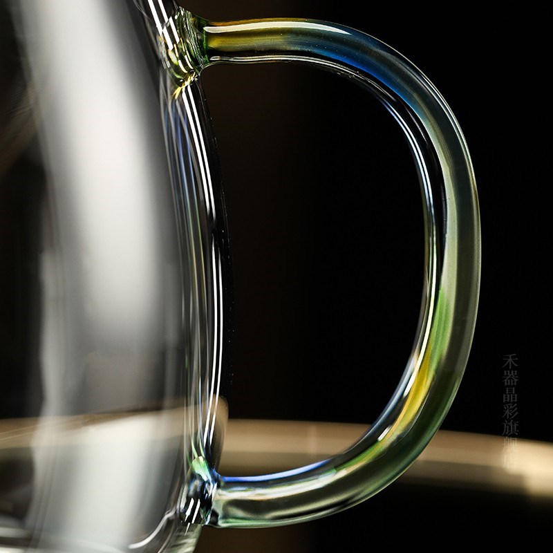 禾器2025新款澄然茶海迷翠公道杯玻璃加厚和器手工分茶器功夫茶具