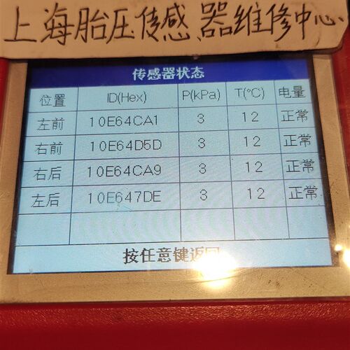 猎豹迈途汽胎压监测