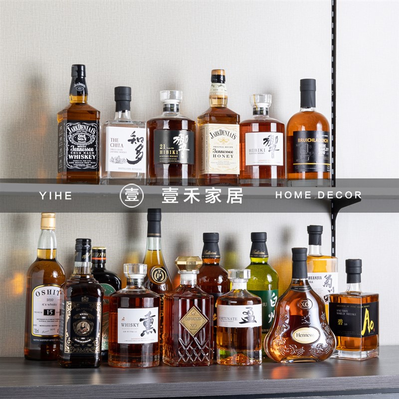 样板房酒店酒柜洋酒威士忌假酒瓶道具日洋酒酒瓶摄影道具