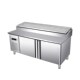 商用槽披萨撒料台沙拉台冰粉甜品水果捞冷藏展示柜操作台