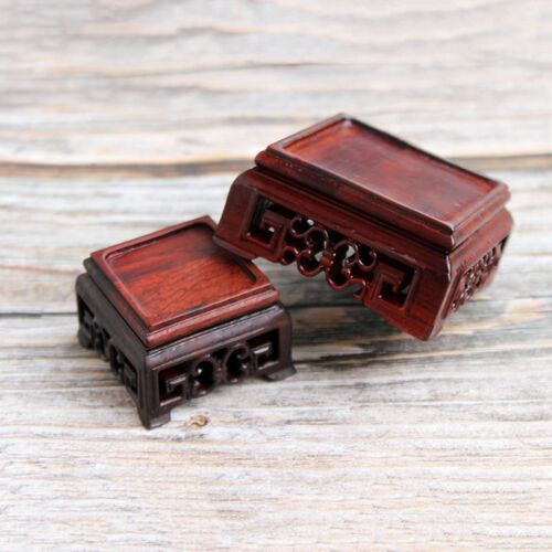 红木木雕实木底座大红酸枝工艺玉石印章核雕底座正方形底座