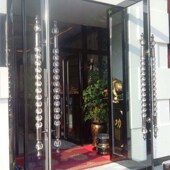 把手 酒店店面大门木门拉手 水晶大门拉手 门水晶把手