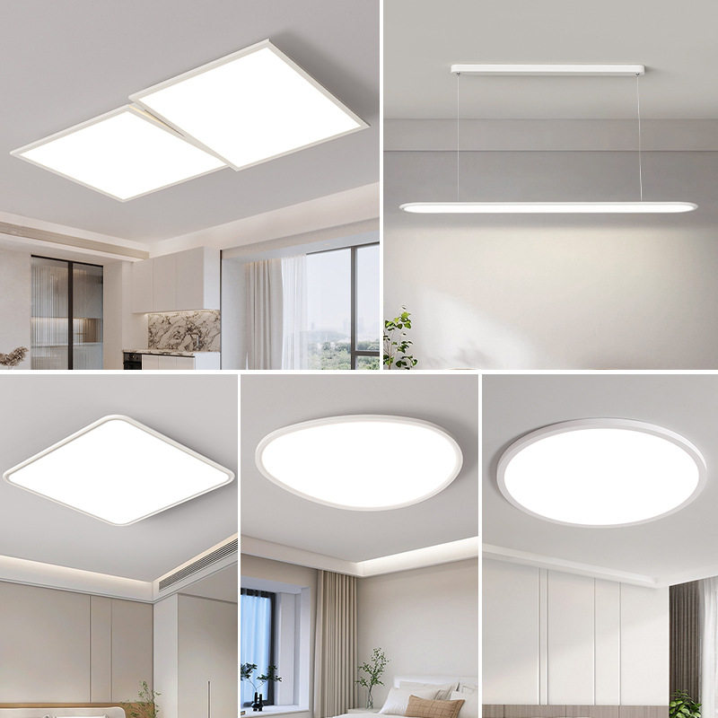 led魔方全光谱艺术吸顶灯具长方形客厅大灯现代简约大气新款套餐