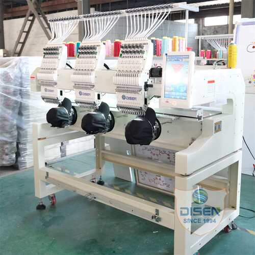 三头电脑绣花机 打样家用商用刺绣机帽绣机 embroidery machine