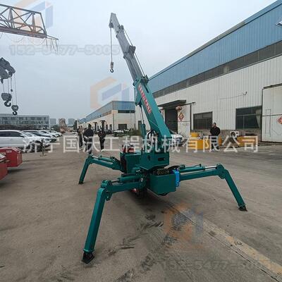 小型支腿折叠吊车5吨8吨带高空篮多地形吊装自行走蜘蛛起重机