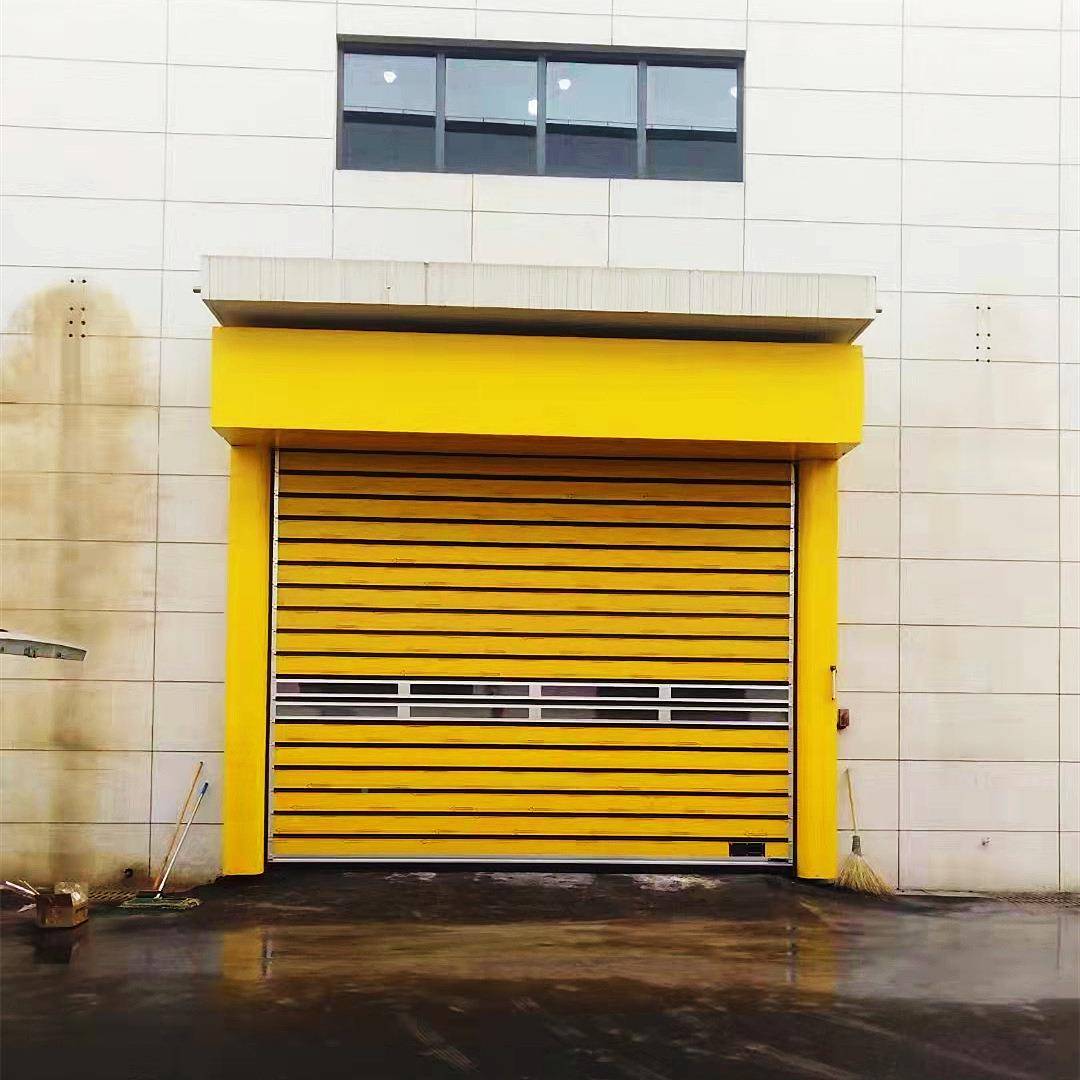 厂家铝金合涡轮硬门快速自动感应快速开关 硬质质快速门