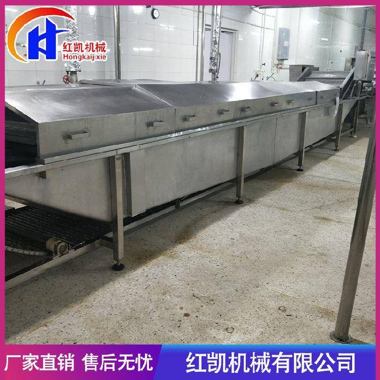 豆笋HK-2000蒸煮漂烫杀青机 米漂烫蒸角煮玉机 全自动净菜加工竹