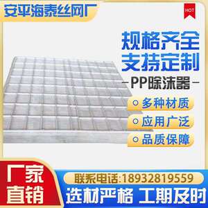 喷淋塔捕雾器气液分离捕沫装置钛材丝网除沫器304丝网除沫器