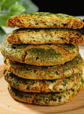 苔食菜饼2斤苔条饼开袋即食甜咸味饼海苔饼早JUJ餐下干茶午点心零