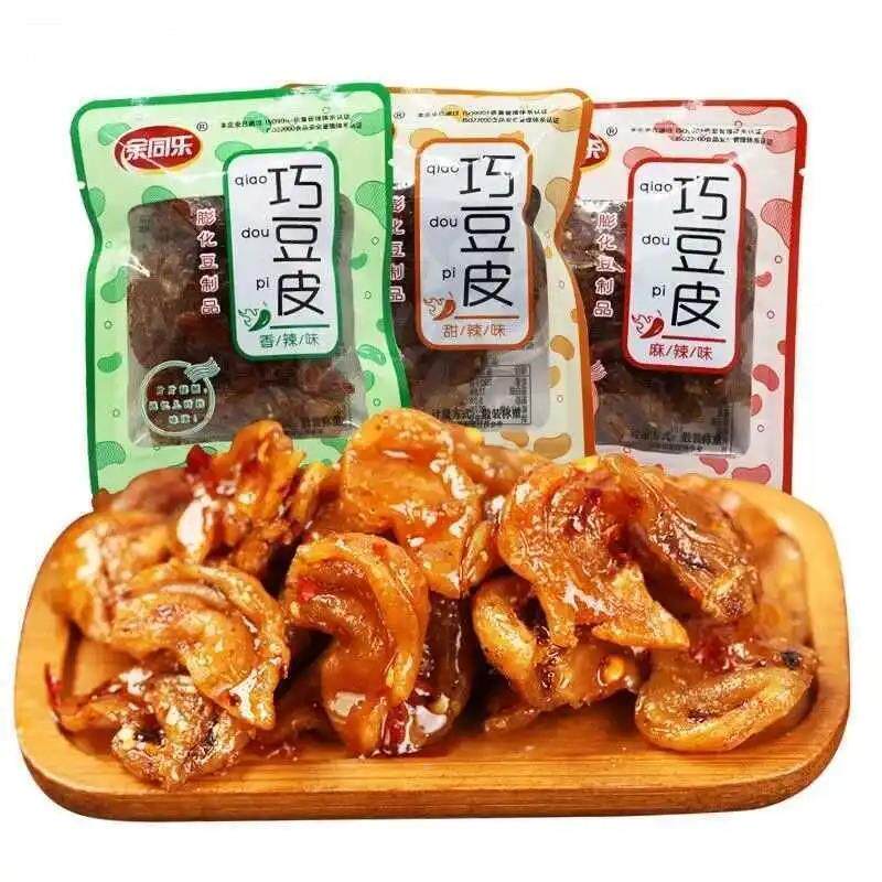 余同乐巧豆香皮肉辣条味辣皮辣片麻辣小零素食豆干制小NWP吃辣味