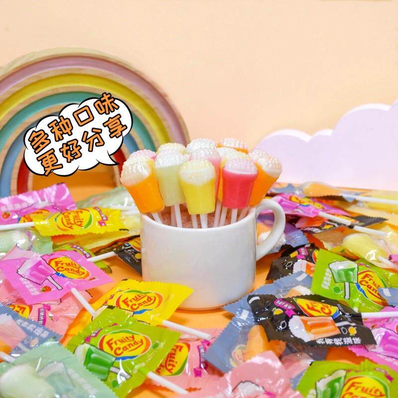 高颜值干杯乐硬糖棒棒糖多种口味儿童网红款零食糖果儿童礼物