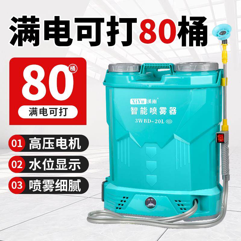 喷壶浇花浇水壶名农用电动喷雾器充电式喷雾壶揹负式锂电池消