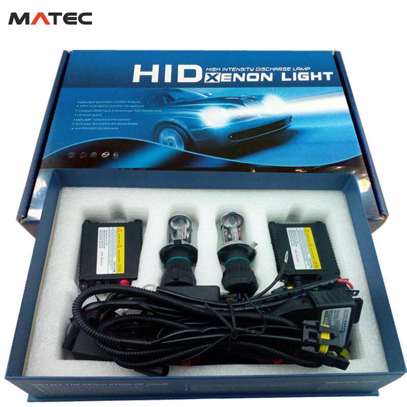 HID氙气灯套装 汽车氙气大灯12V55wH4远近一体伸缩灯H13 90049007