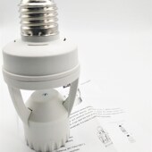 红外体感应灯座感应关感应器转换头