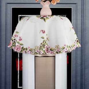 饰盖防尘客厅空调盖布空调罩柜机家用可取 艺开机巾圆柱圆形用不装